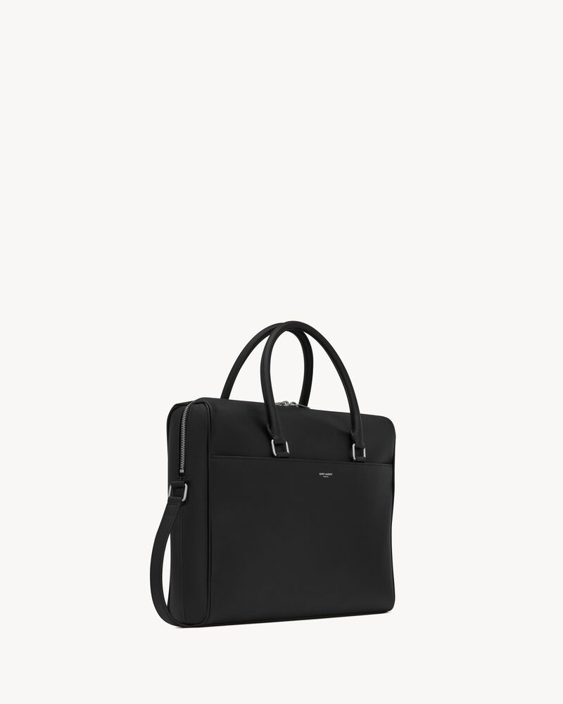 DUFFLE 粒面压花真皮公文包