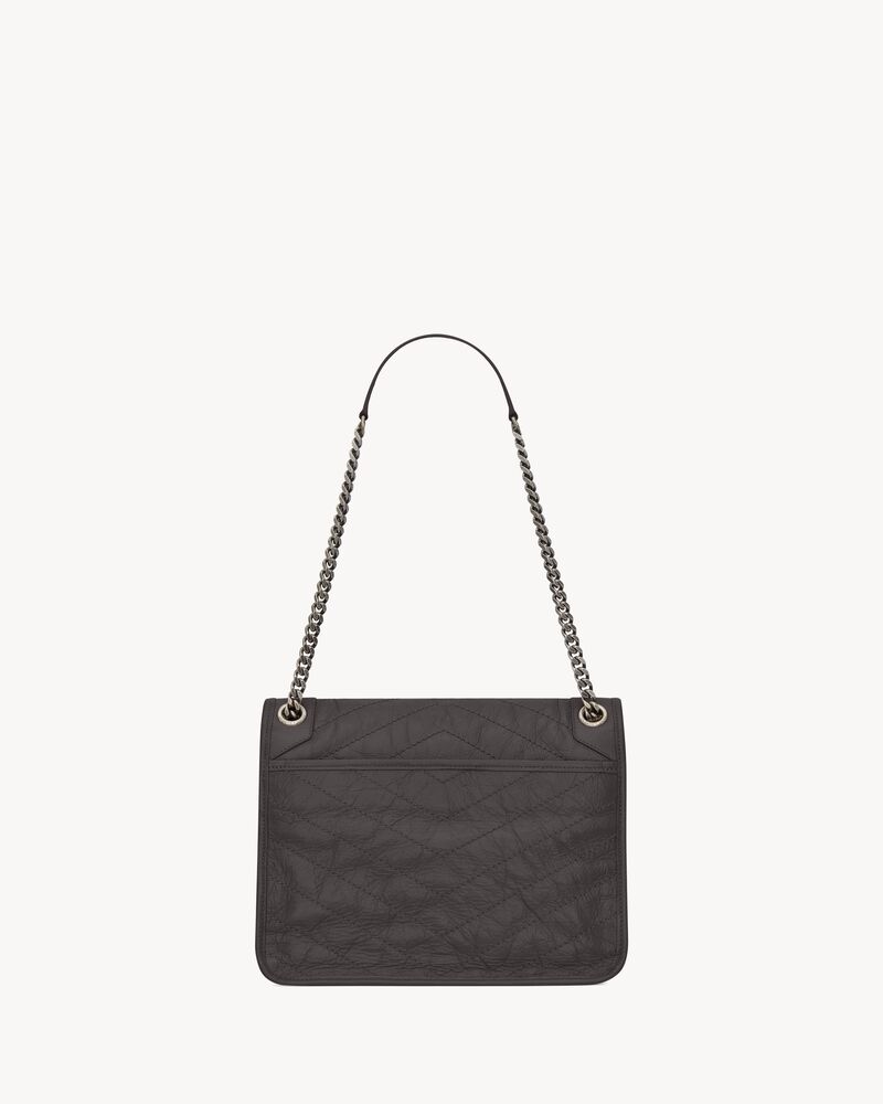 NIKI中号复古皮革手袋