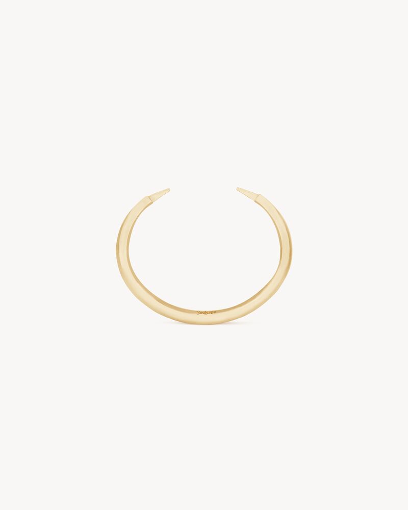 多色18K金尖头手镯