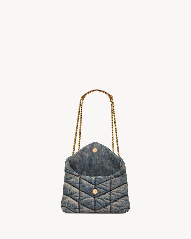 PUFFER TOY牛仔布手袋