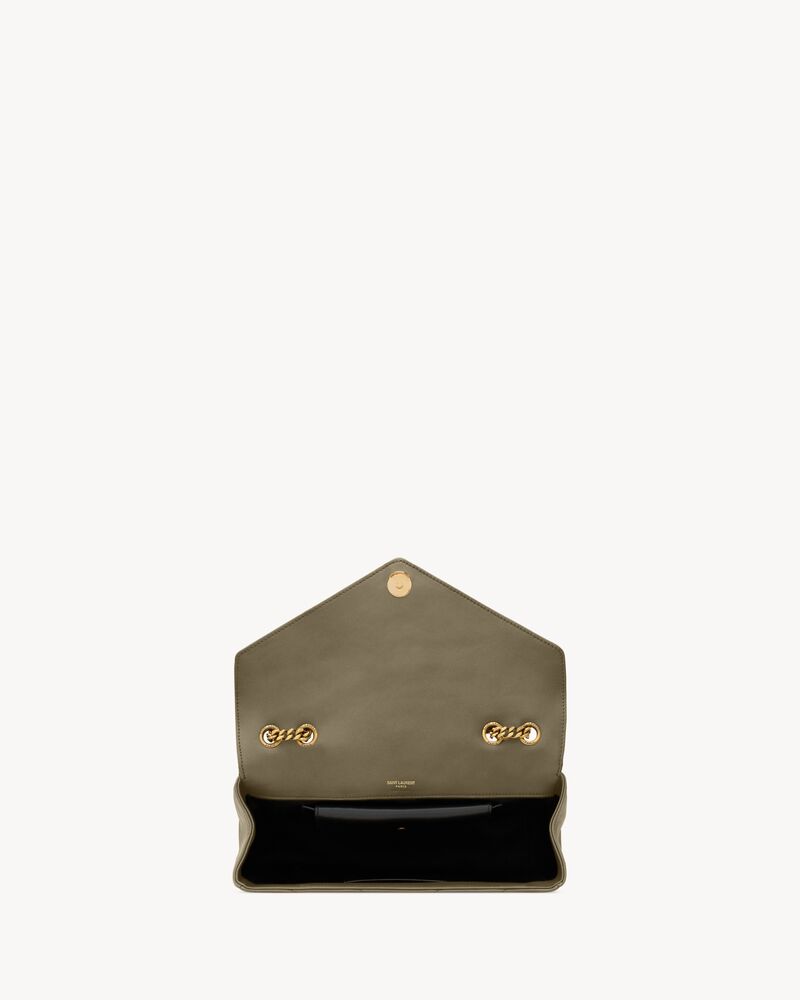 LOULOU中号绗缝小羊皮手袋