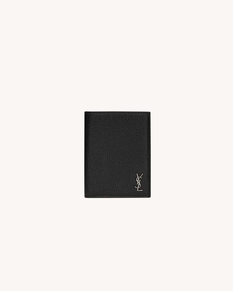 TINY LE CASSANDRE粒面皮革信用卡钱包
