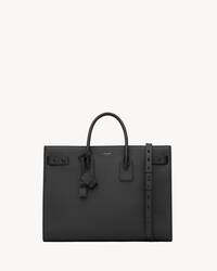 sac de jour薄款大号粒面皮革手袋