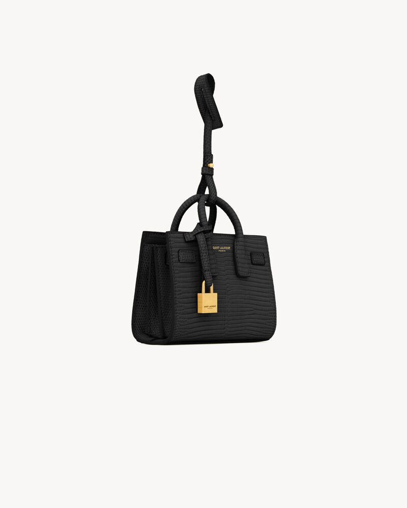 SAC DE JOUR光滑皮革微型手袋
