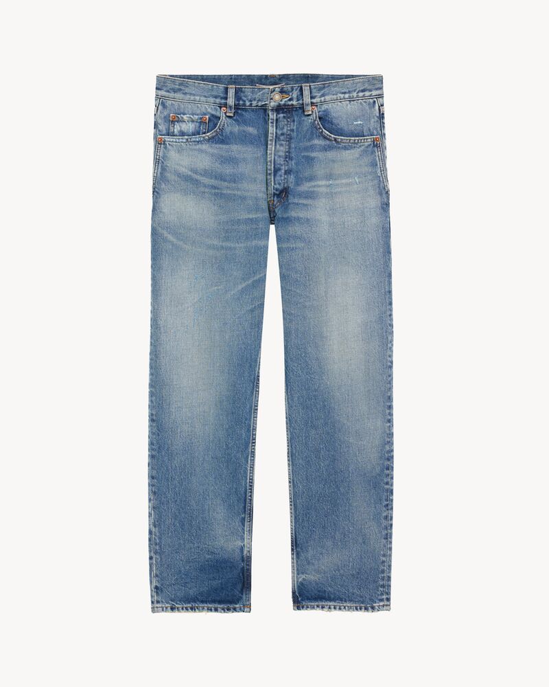 MICK夏洛特蓝色牛仔长裤