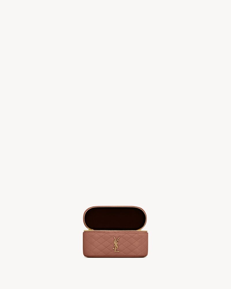 GABY VANITY BAG 小羊皮肩带手拿包