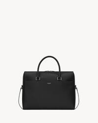 DUFFLE 粒面压花真皮公文包