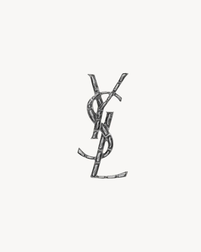 LE CASSANDRE金属鳄鱼纹胸针