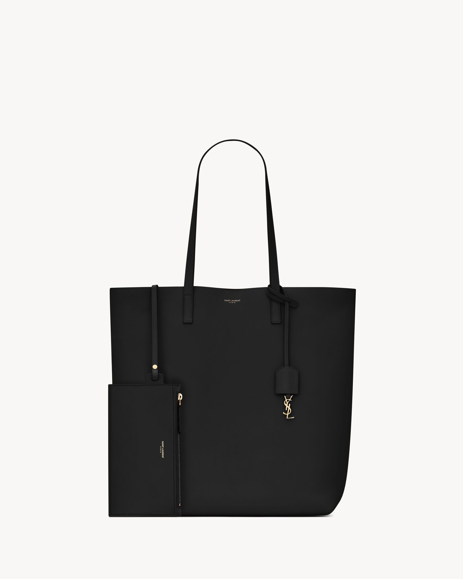 SHOPPING SAINT LAURENT皮革手袋竖款