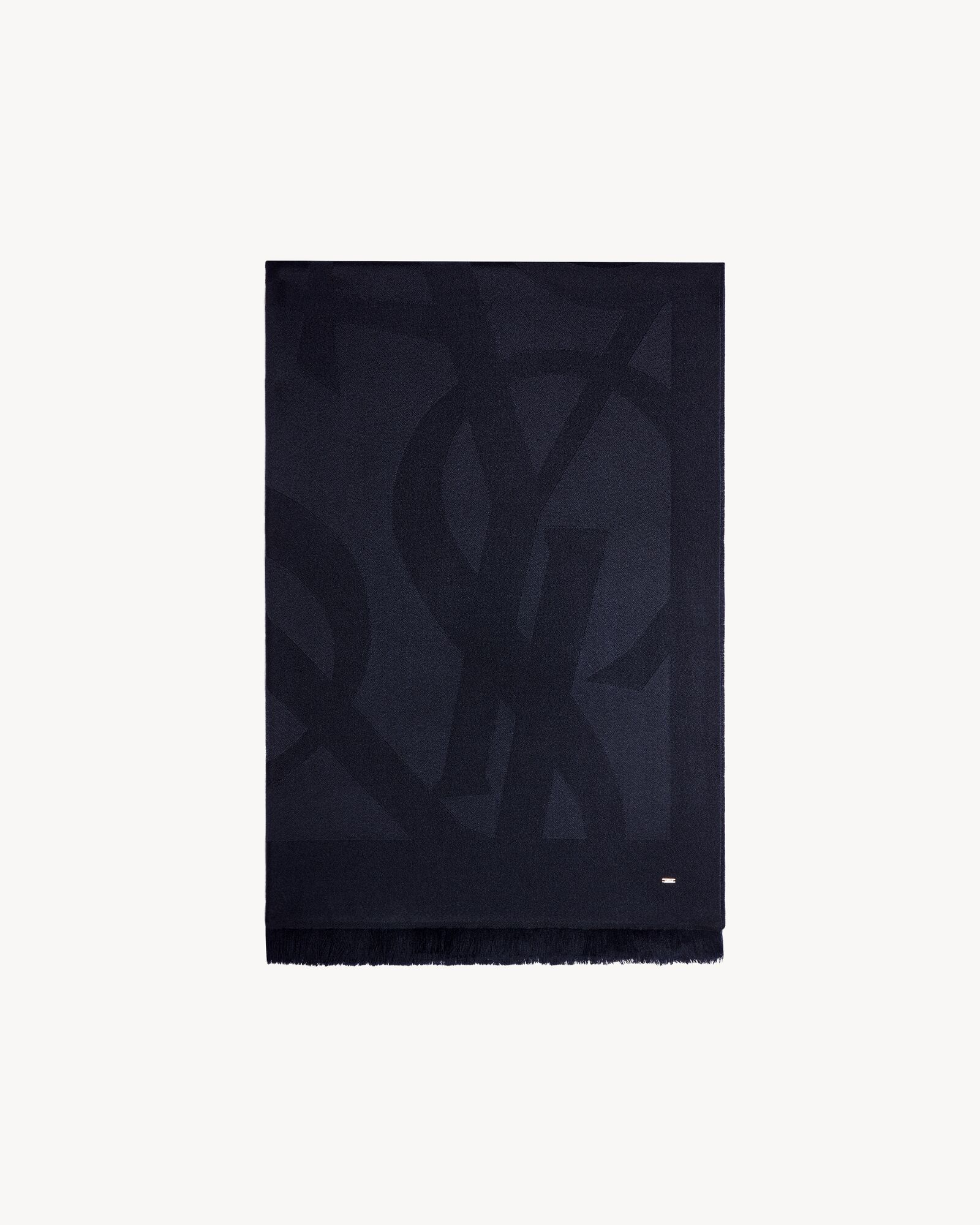 MONOGRAM羊毛提花围巾