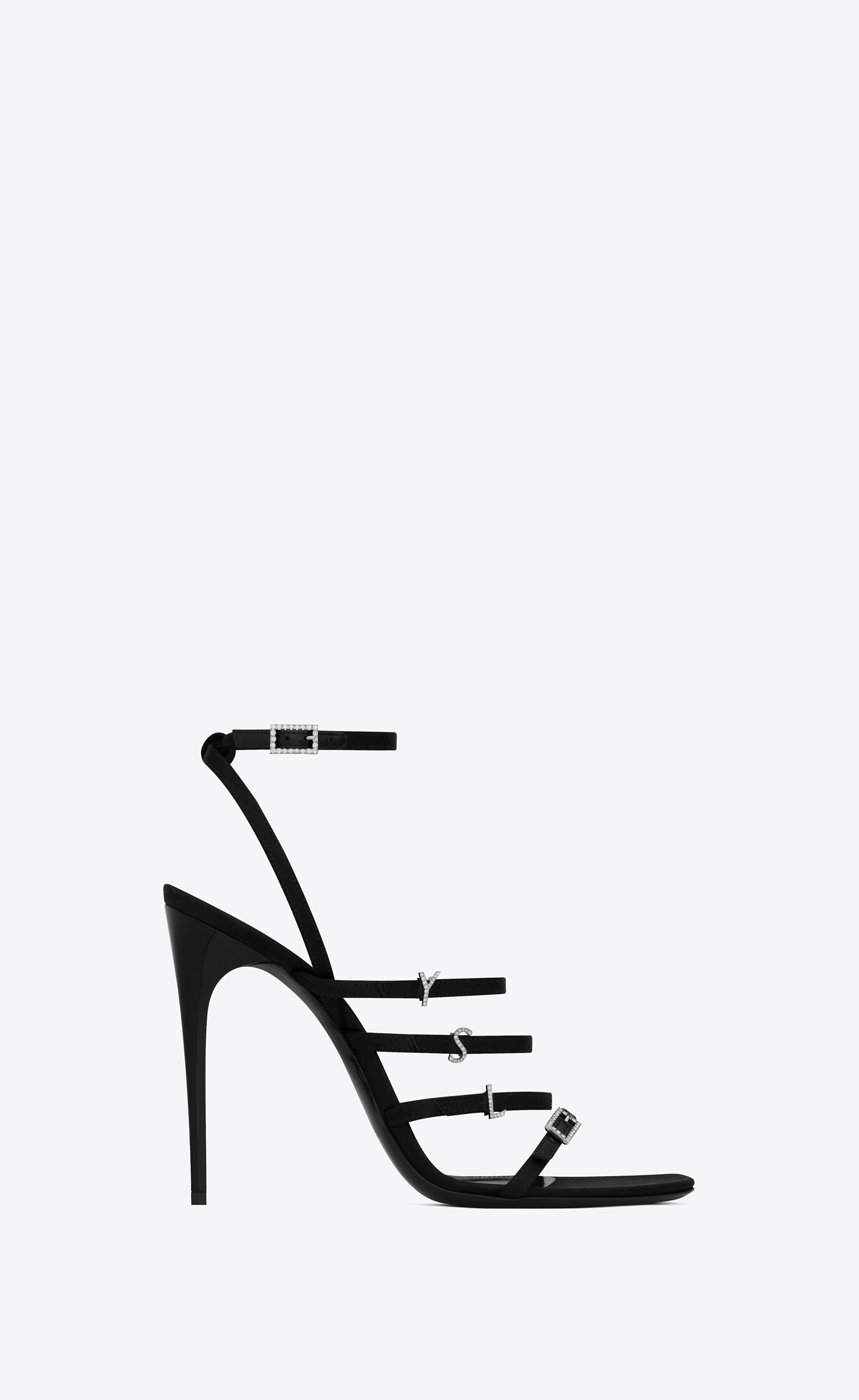 圣罗兰Jerry绉缎和仿水晶凉鞋_Saint Laurent圣罗兰官方网站| YSL.CN