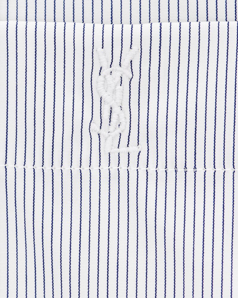 CASSANDRE条纹棉府绸衬衫