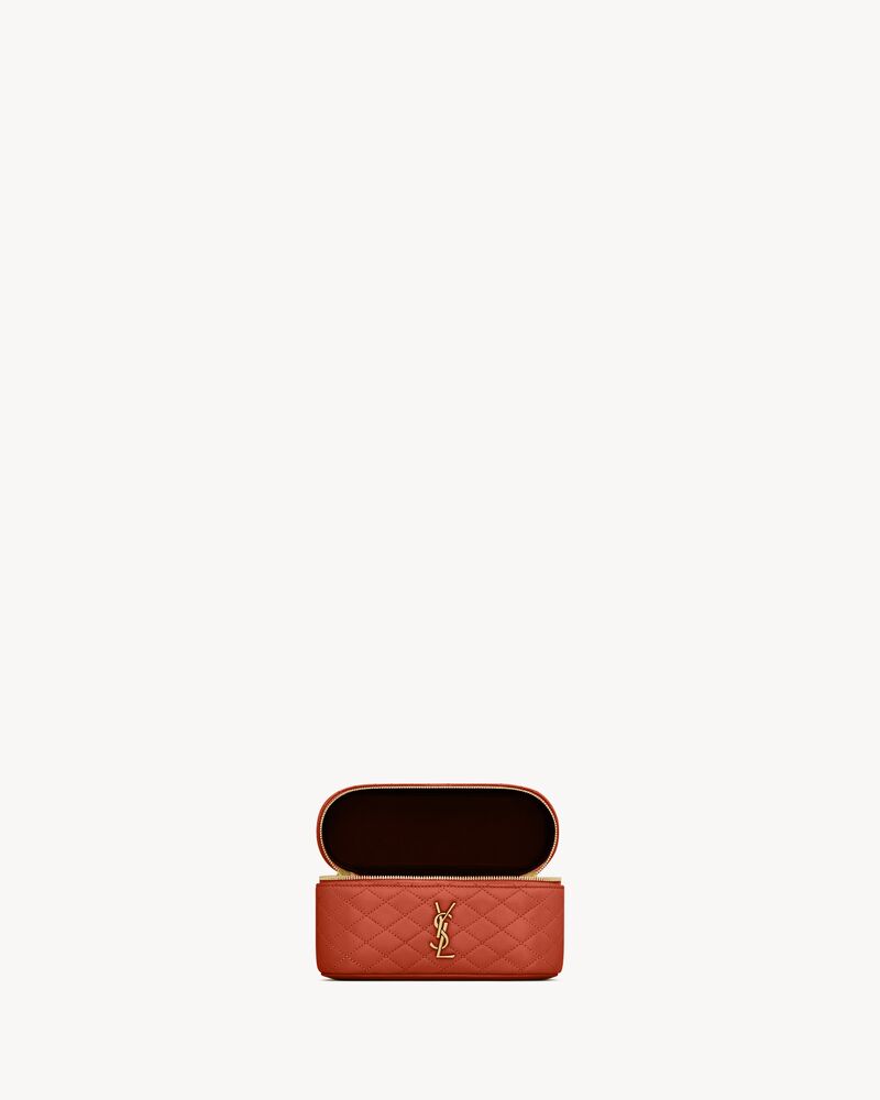 GABY VANITY BAG 小羊皮肩带手拿包