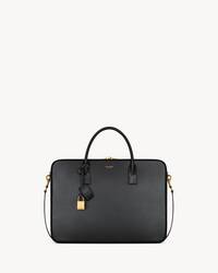 SAC DE JOUR大号光滑皮革纤薄款箱形手袋