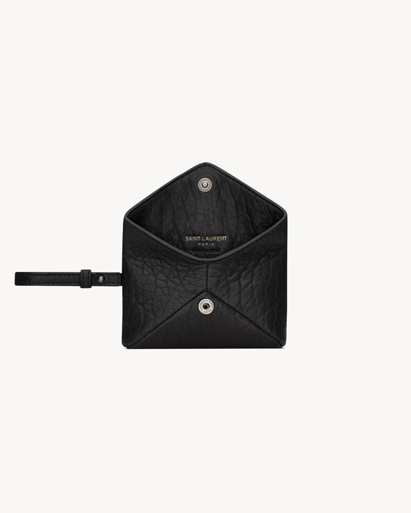 LE CASSANDRE微型粒面皮革信封手袋