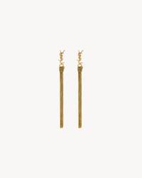 LE CASSANDRE金属流苏耳环