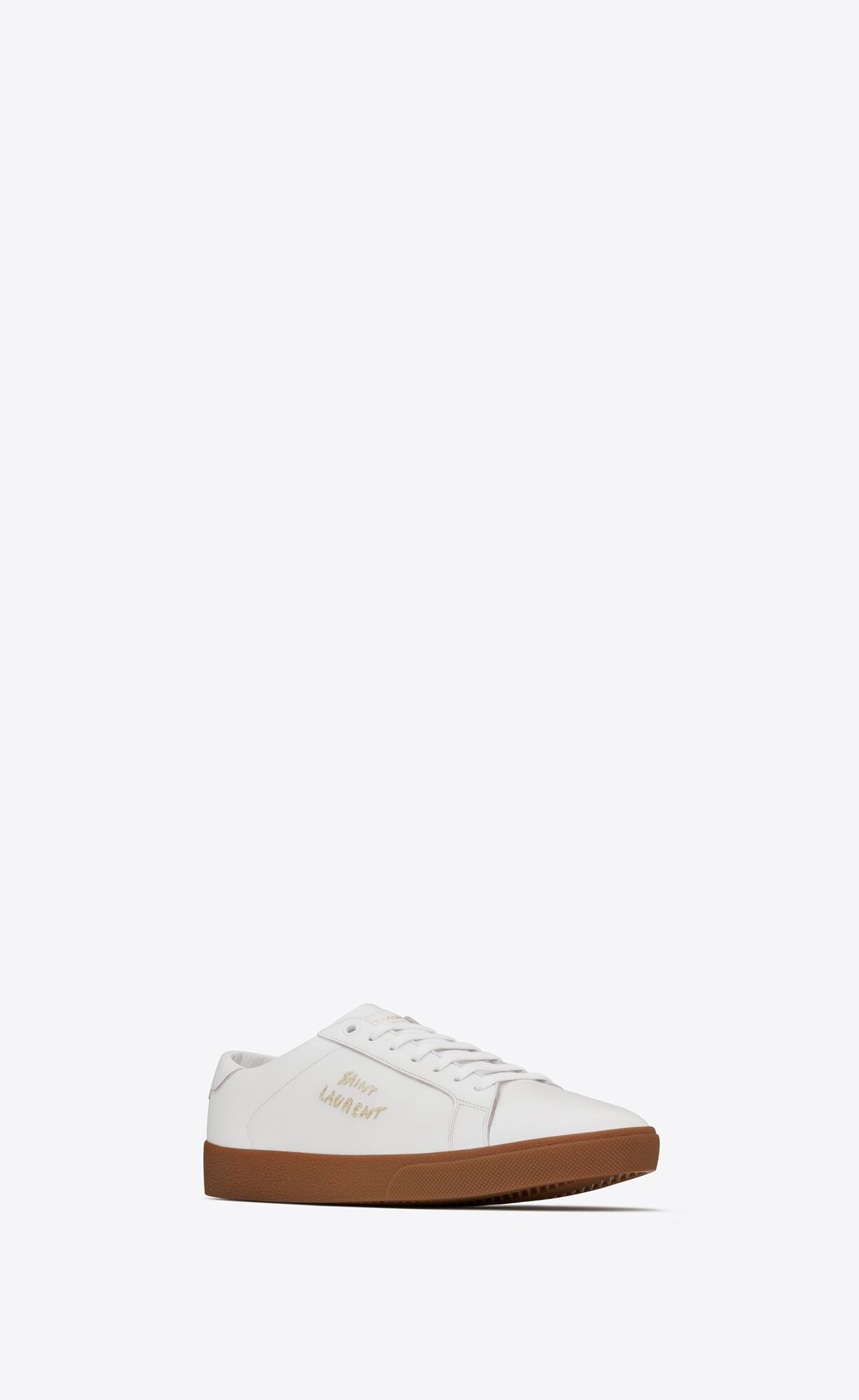 COURT CLASSIC Sl/06粒面皮革刺绣运动鞋