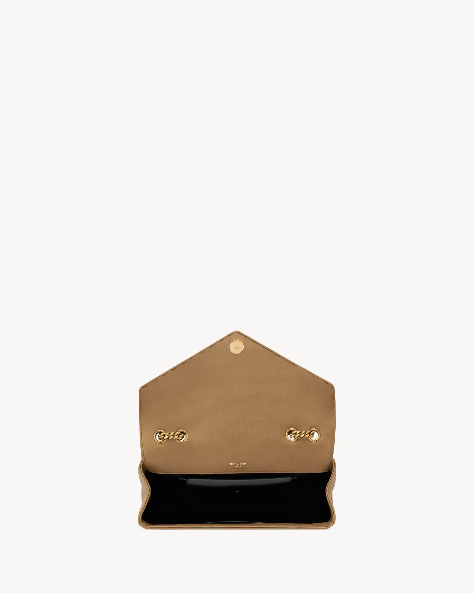 LOULOU中号绗缝小羊皮手袋