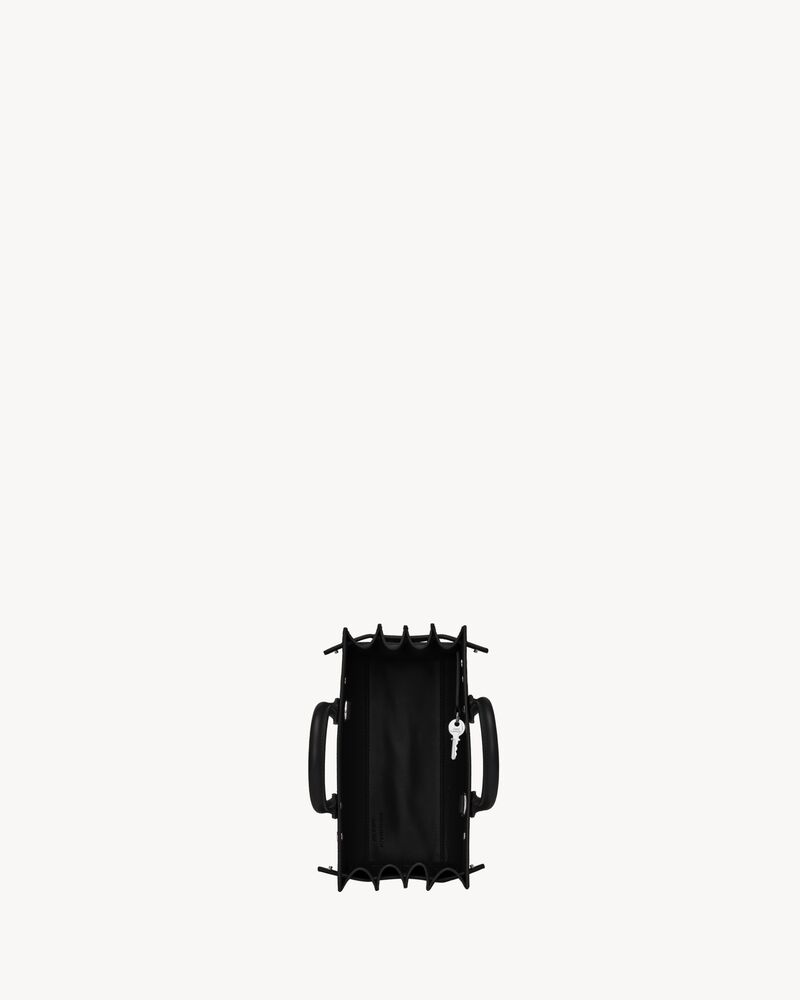 SAC DE JOUR NANO粒面皮革手袋
