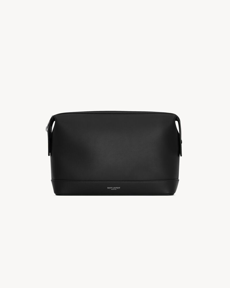 SAINT LAURENT PARIS小号皮革手拿包