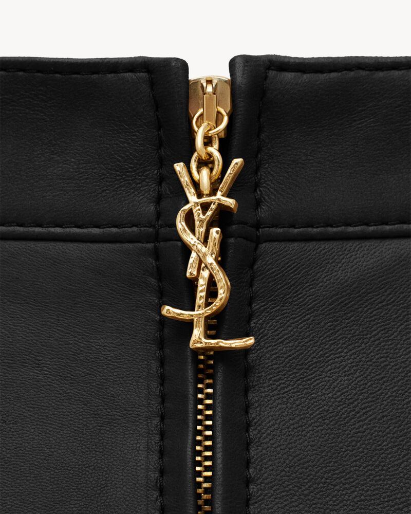 LE CASSANDRE羊皮革铅笔裙