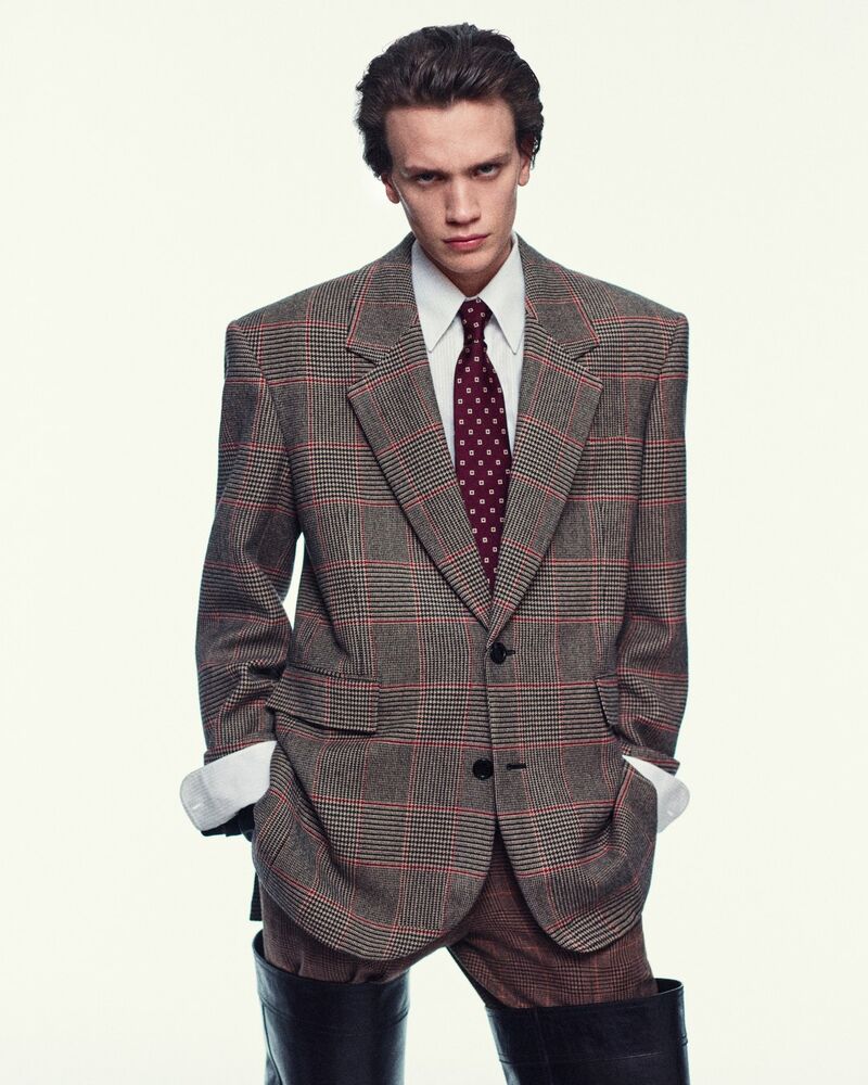 方形斜纹桑蚕丝宽款领带