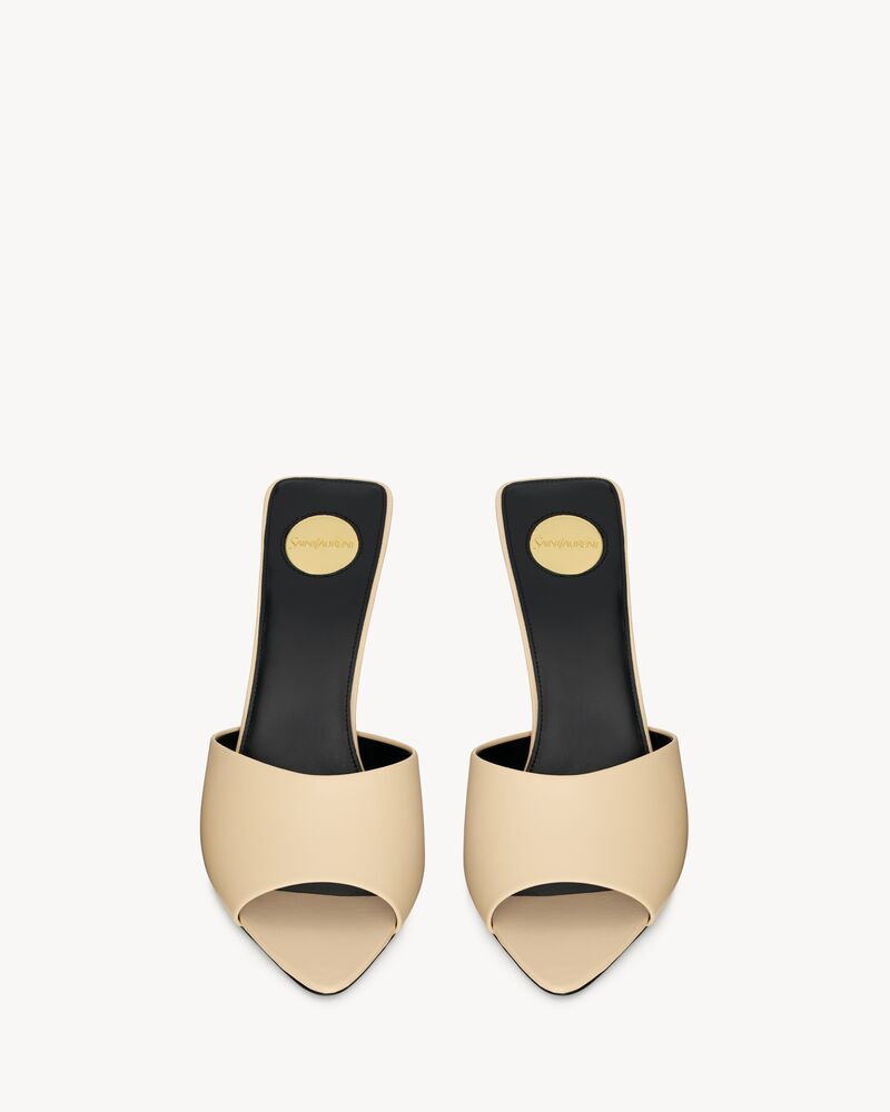 ROMY光滑皮革穆勒鞋