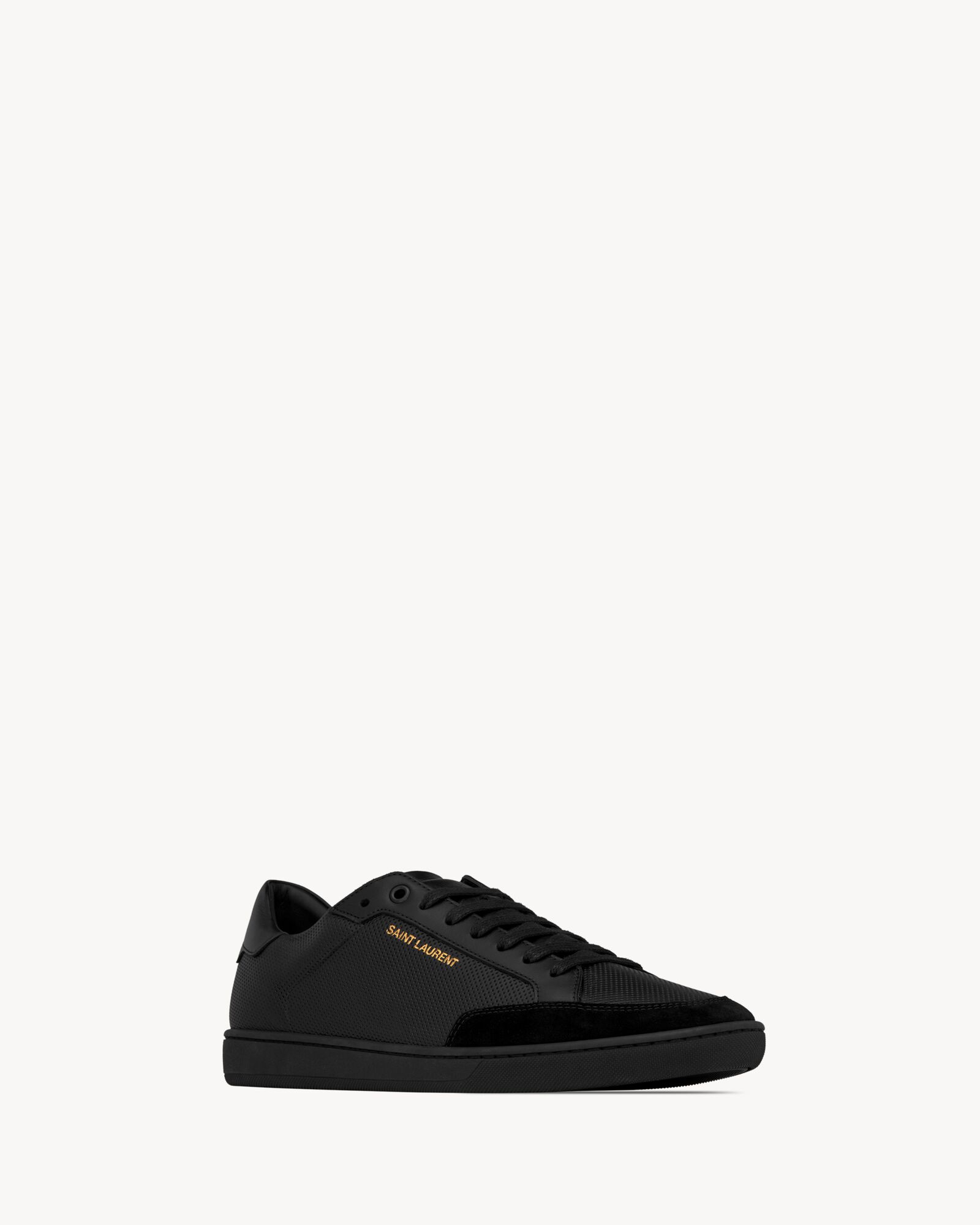 COURT CLASSIC SL/10多孔皮革和绒面材质运动鞋