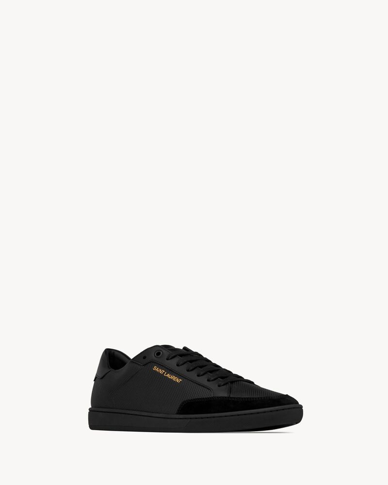 COURT CLASSIC SL/10多孔皮革和绒面材质运动鞋