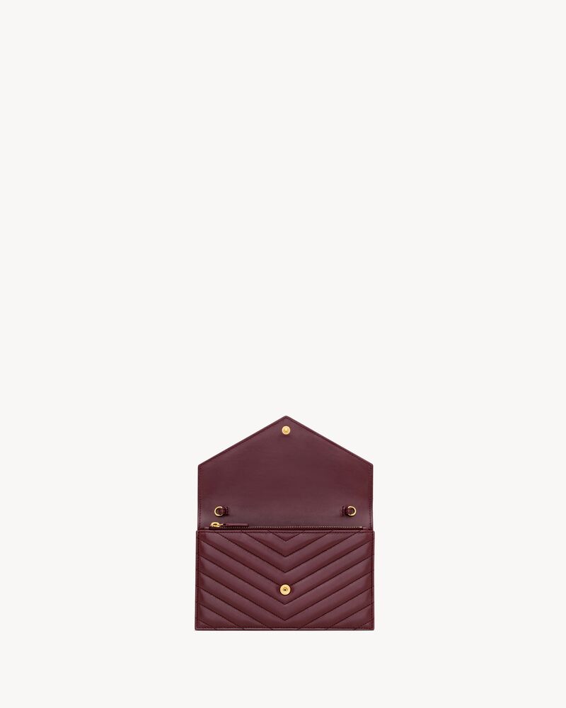 LE CASSANDRE羊皮革信封链条钱包
