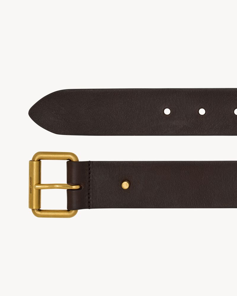 机车风植鞣皮革腰带