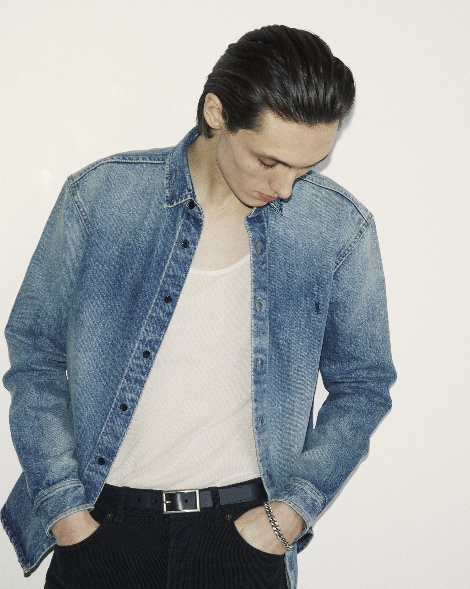 【合馬公式アカウント】Yves Saint Laurent 半袖ワンピース Saint Laurent | サンローラン公式オンラインストア | YSL.com