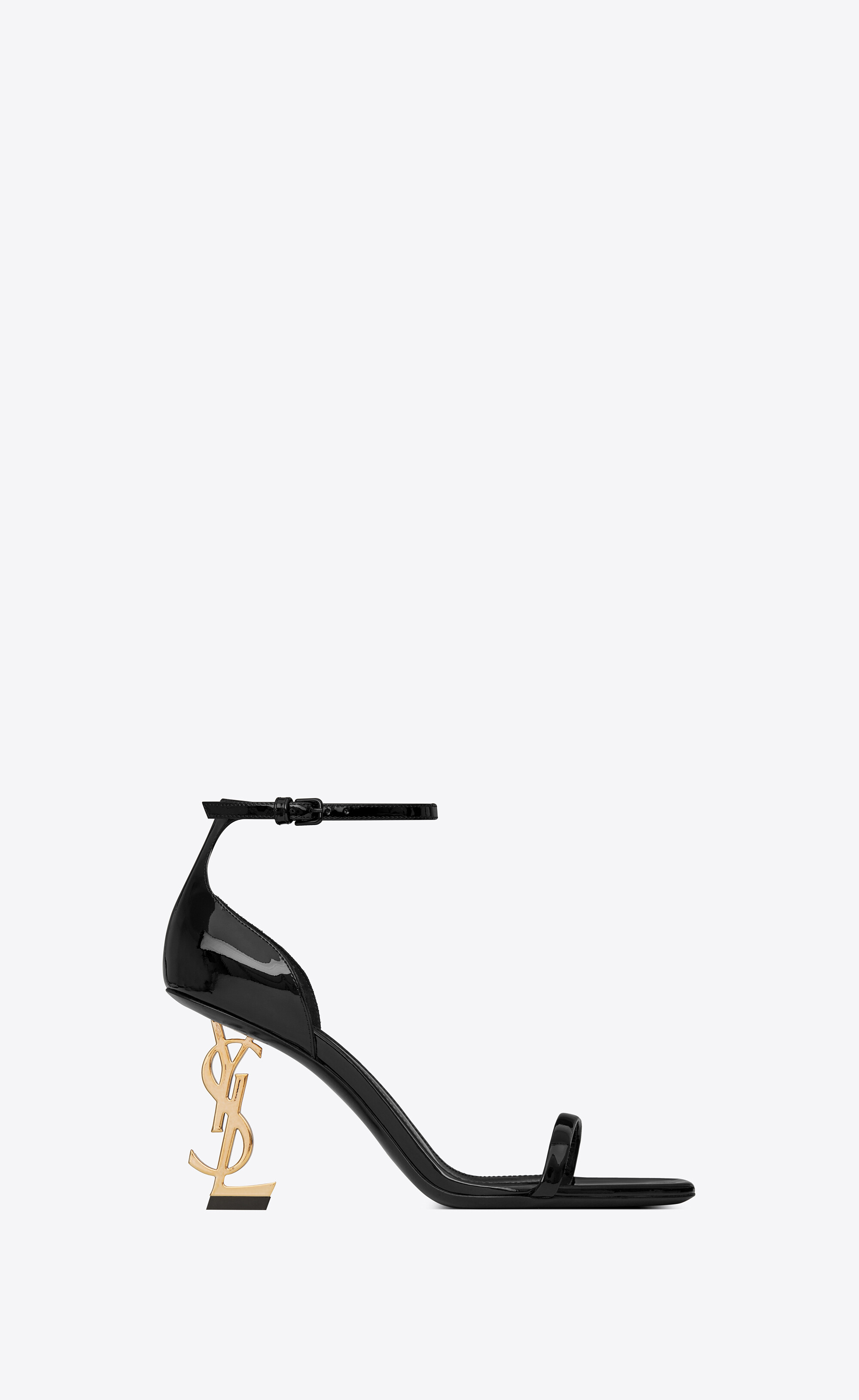 圣罗兰OPYUM 金色鞋跟漆皮凉鞋_Saint Laurent圣罗兰官方网站| YSL.CN