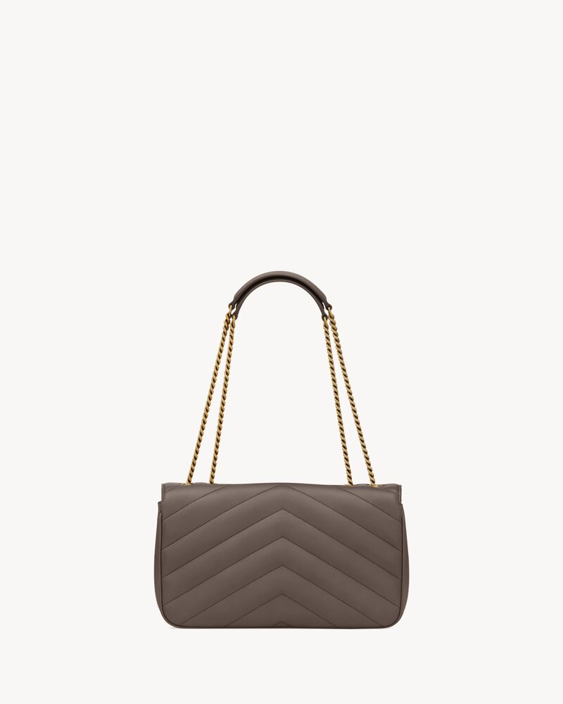 LOULOU中号绗缝羊皮革手袋