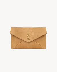 LE CASSANDRE大号蛇皮革信封手拿包