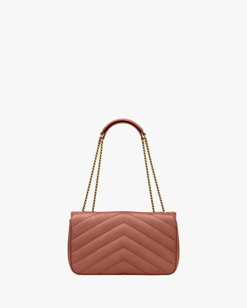 LOULOU中号绗缝小羊皮手袋