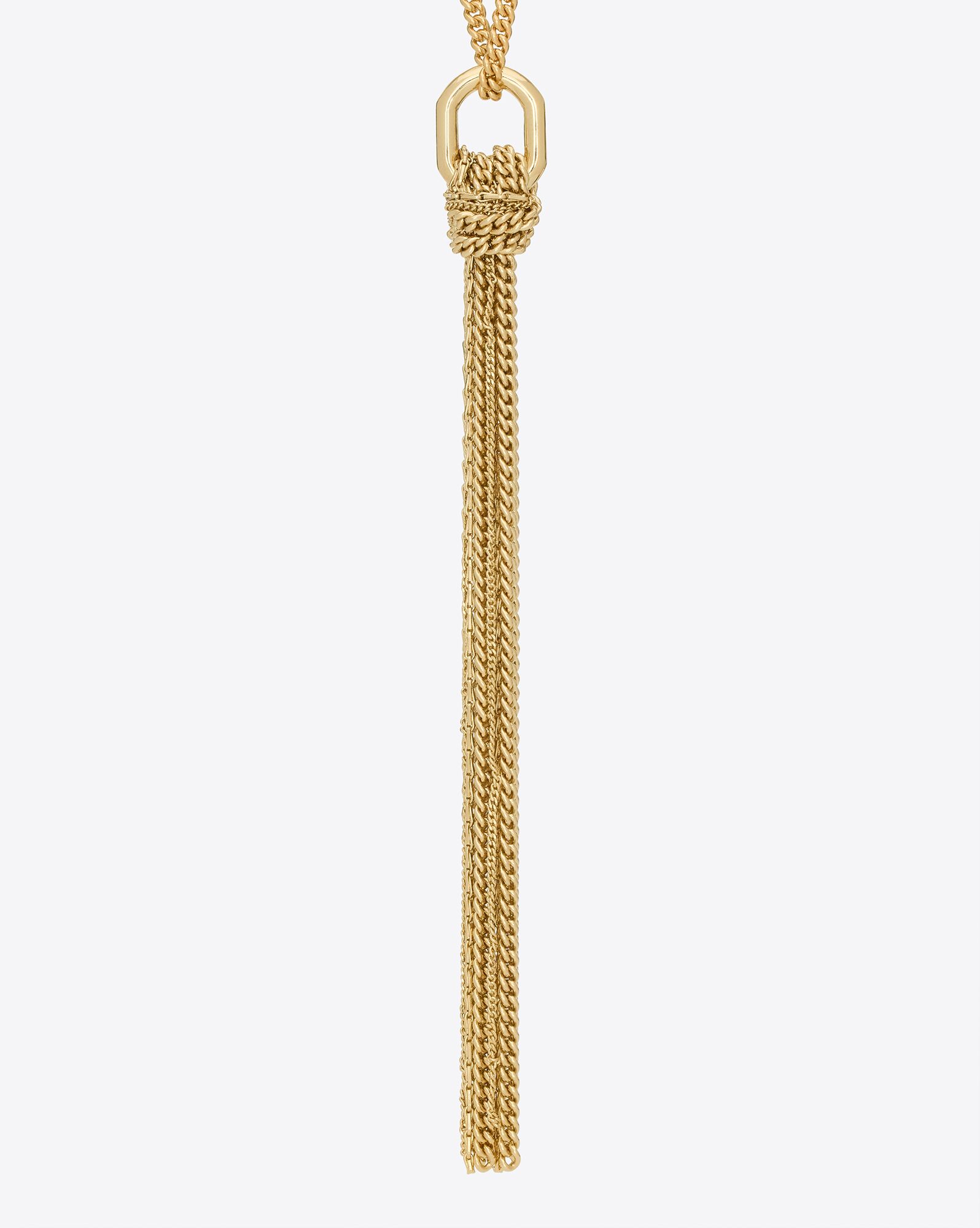 LE CASSANDRE金属流苏项链