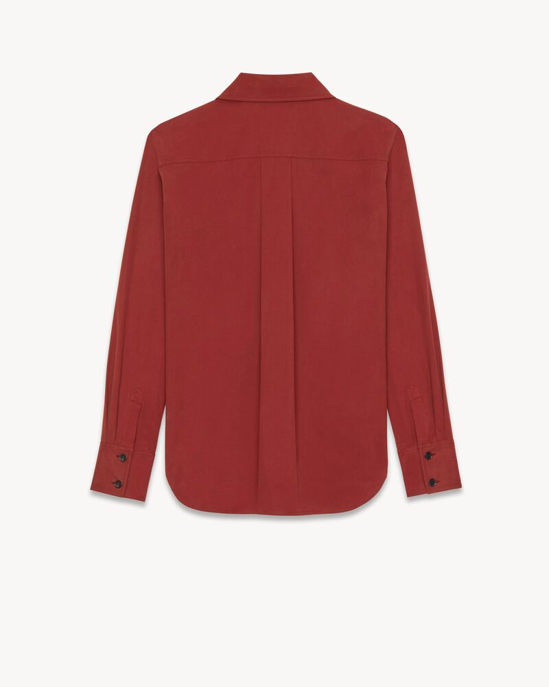 SAHARIENNE棉斜纹衬衫