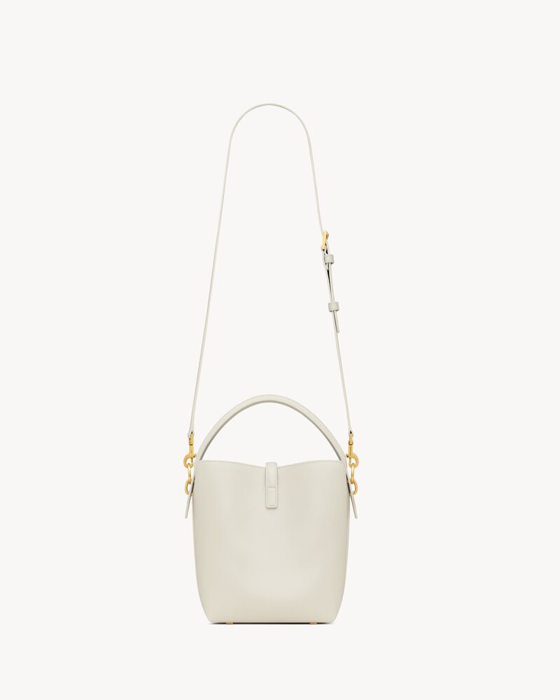 LE 37小号亮面皮革手袋