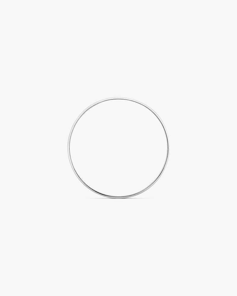 白18K金窄款手镯
