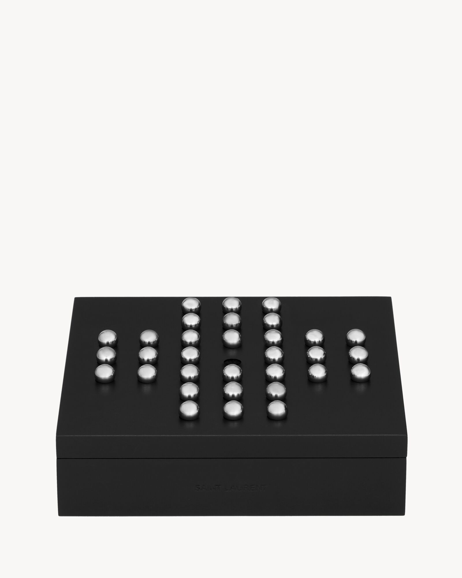 黑色/银色HERVET MANUFACTURIER木质单人跳棋