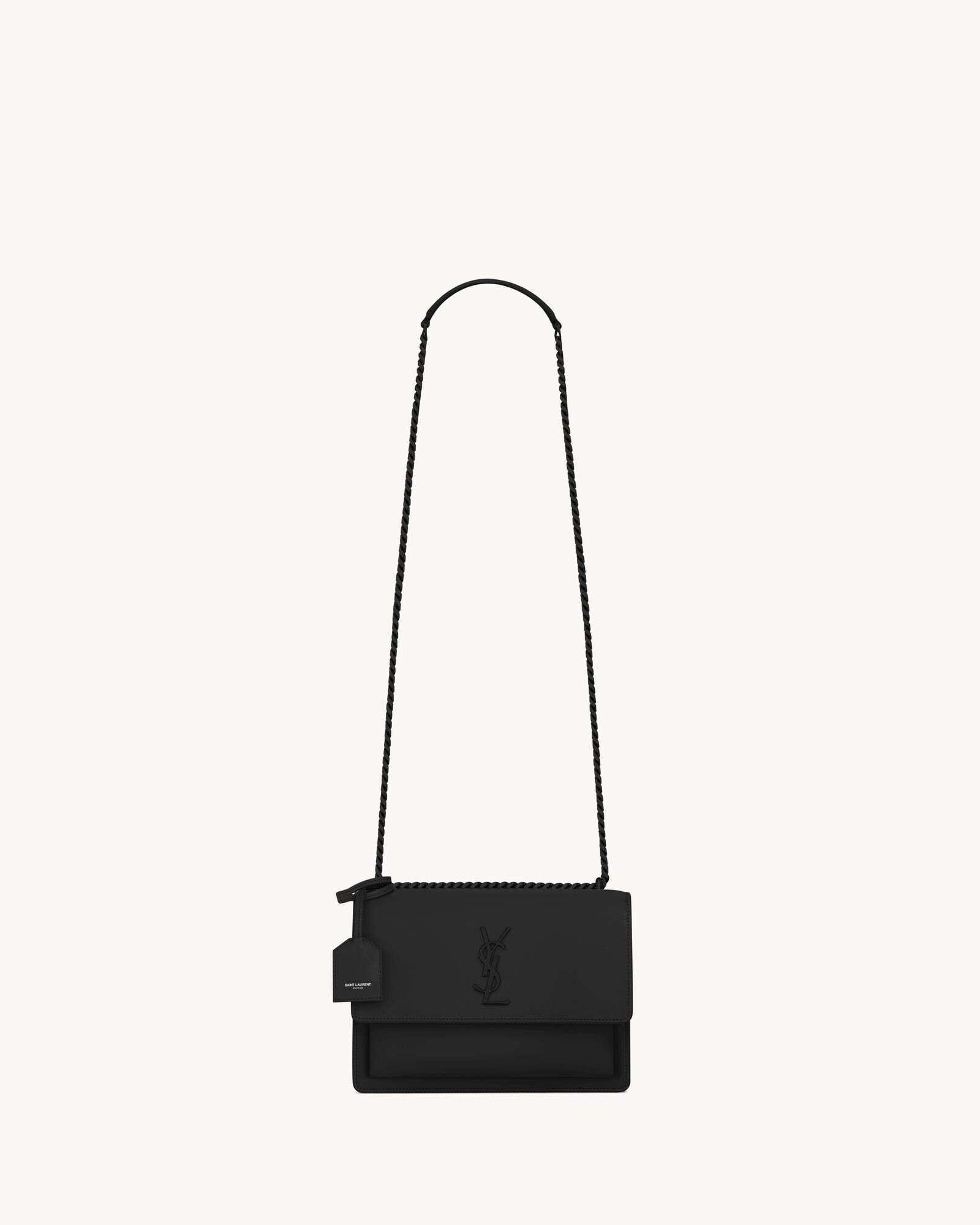 SUNSET中号光滑皮革手袋