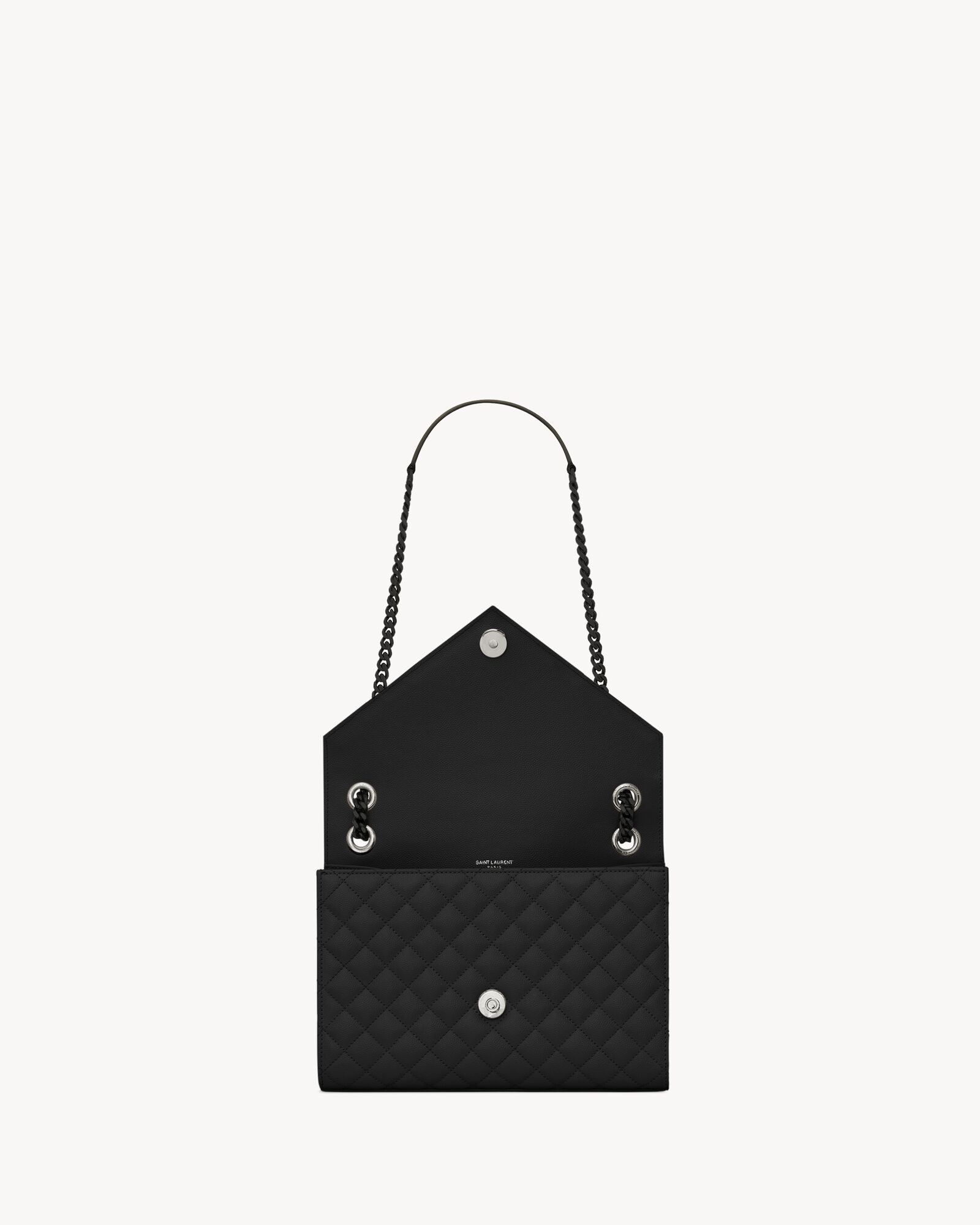 ENVELOPE中号粒面绗缝皮革手袋
