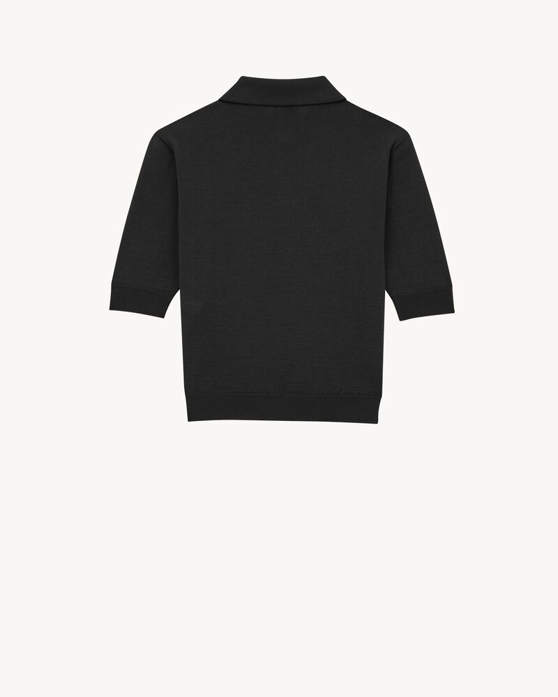 LE CASSANDRE山羊绒、羊毛和桑蚕丝polo衫