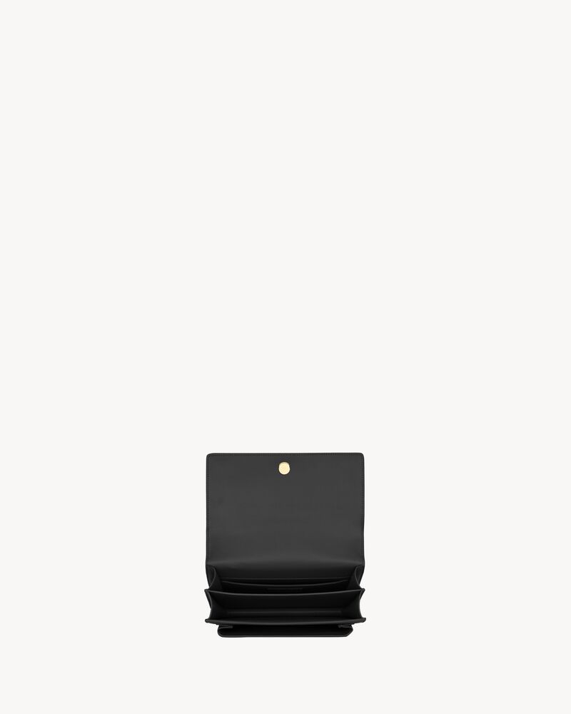 SUNSET中号光滑皮革手袋