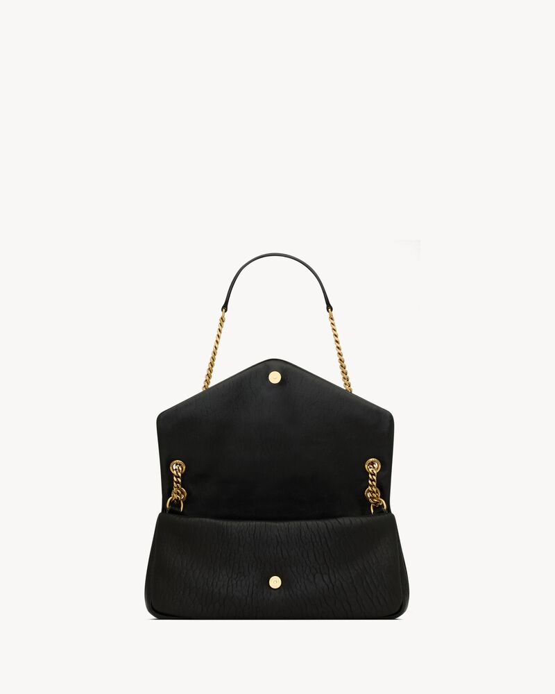 CALYPSO中号粒面羊皮革手袋