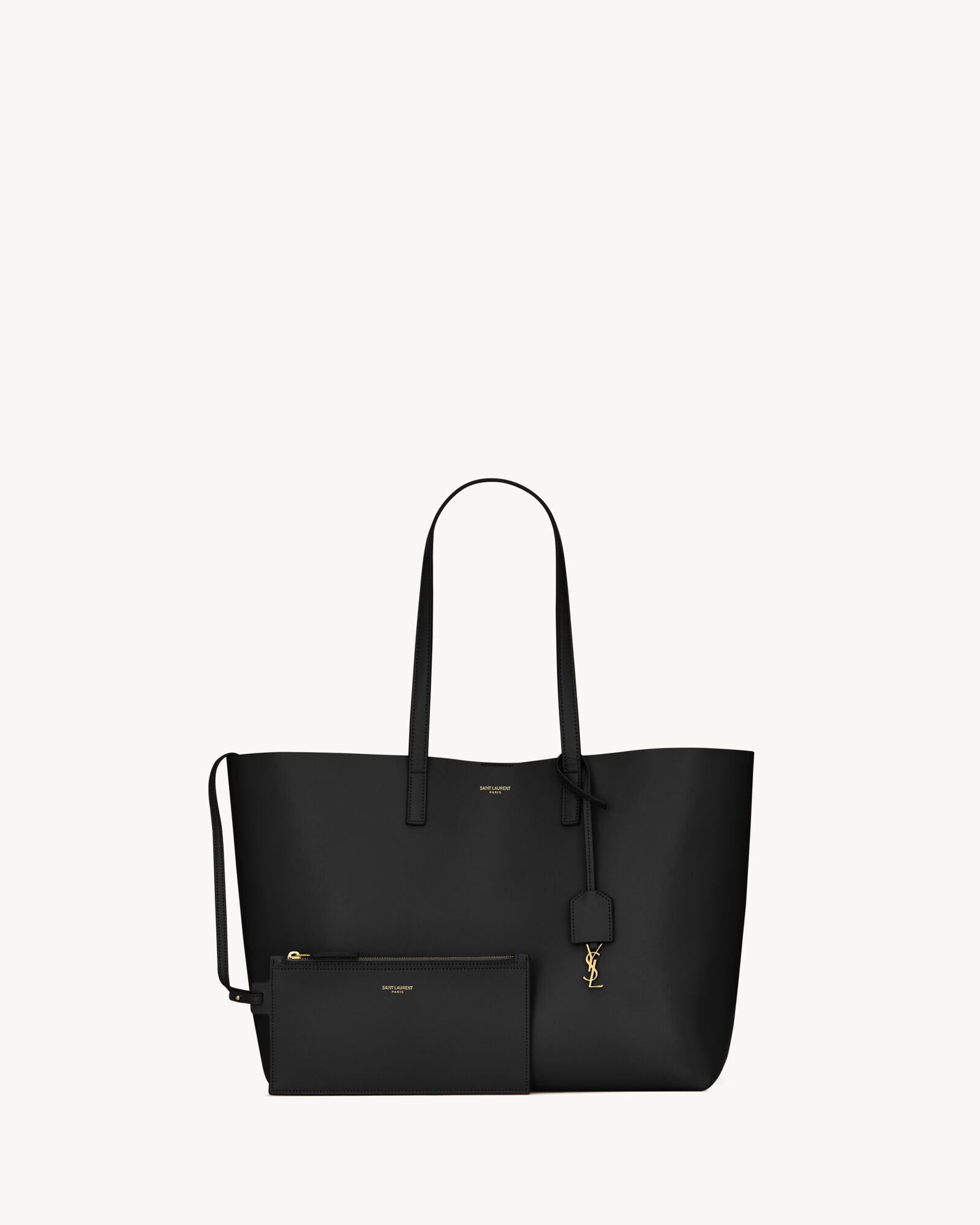 SHOPPING SAINT LAURENT皮革手袋横款