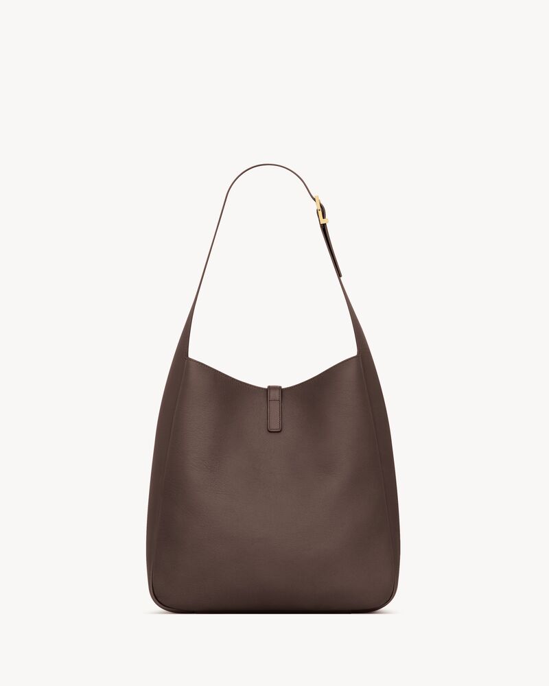 LE 5 À 7大号柔软粒面皮革手袋