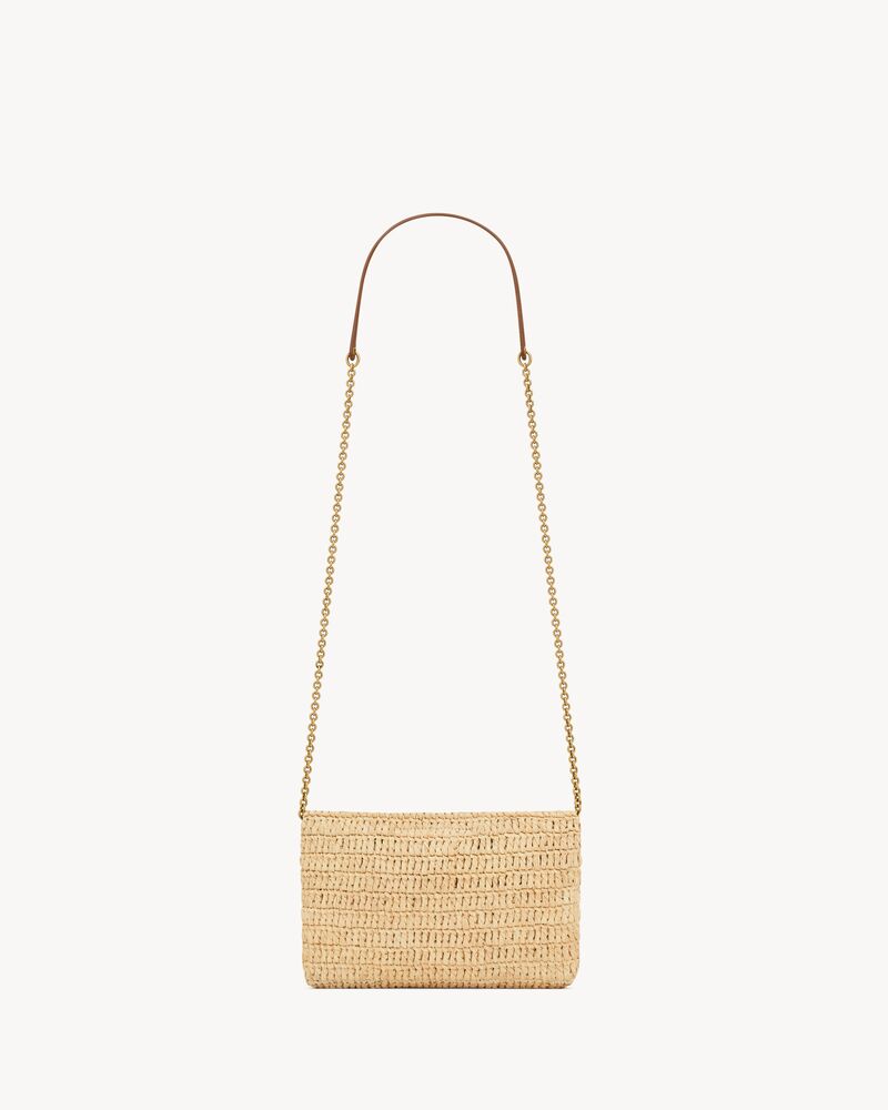 LE CASSANDRE拉菲草手拿包