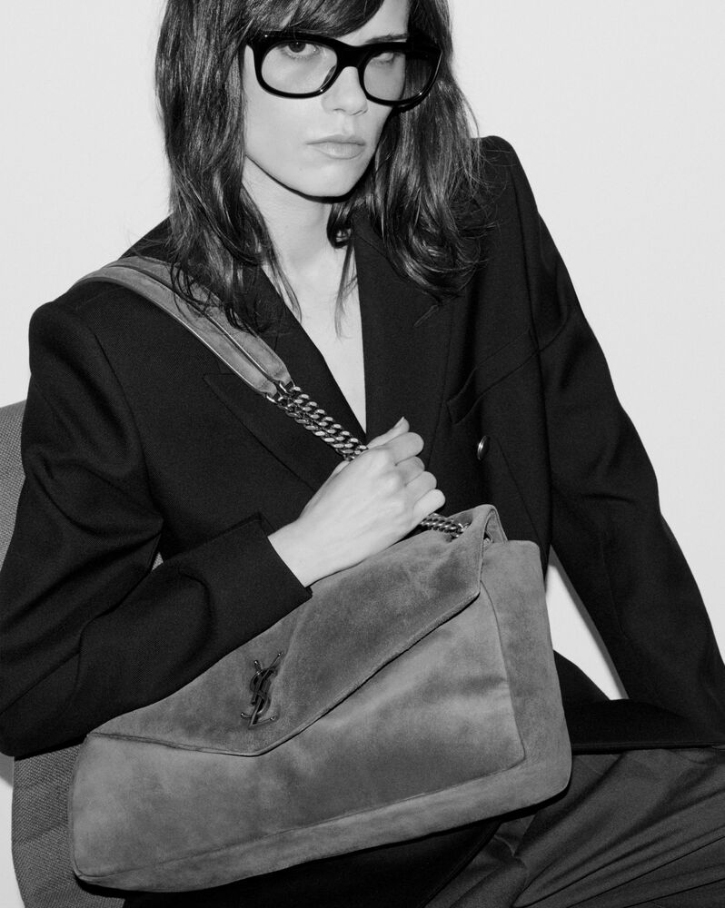 CALYPSO大号绒面革手袋